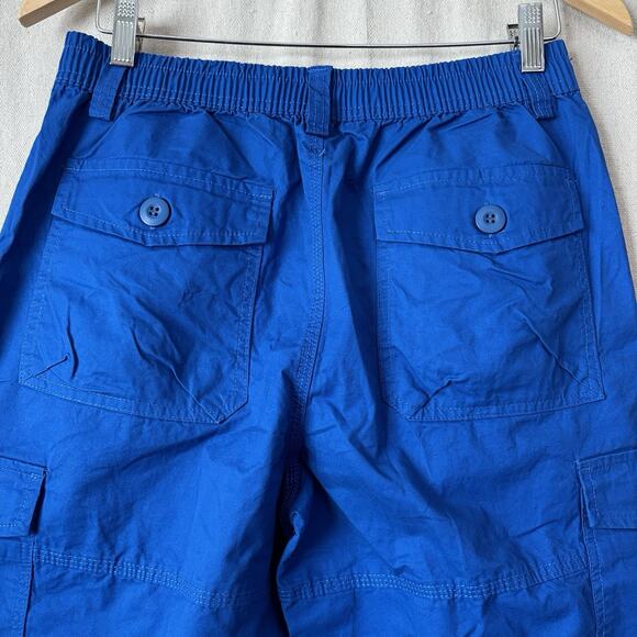 NWT MagcoMsen Cargo Long Shorts Men Size 32 Royal Blue Streetwear Gorpcore Beach - Picture 7 of 10